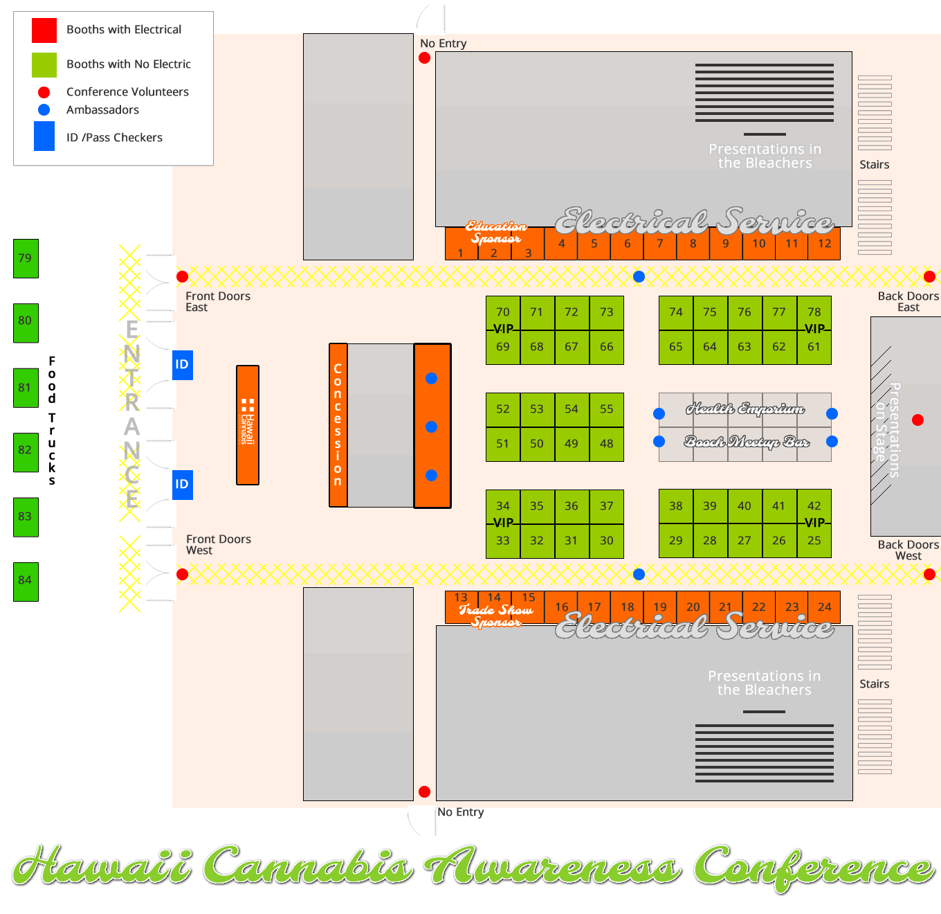 Hilo Civic Center Floor Plan - Afook Chinen Civic Auditorium